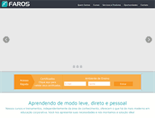 Tablet Screenshot of faroseducacional.com.br
